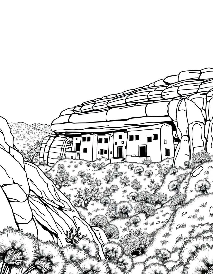 (Arizona) Ancient cliff dwellings at Montezuma Castle