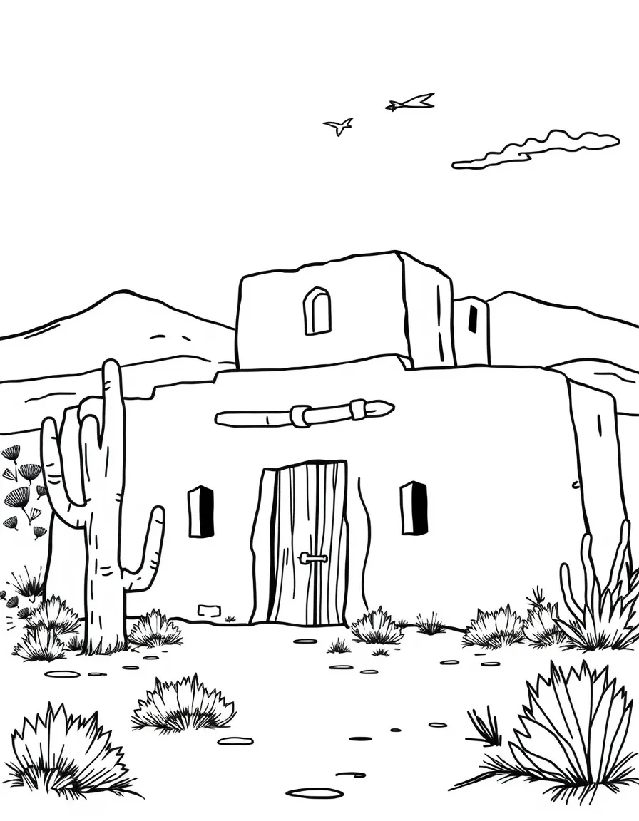 (Arizona) A historic Native American pueblo
