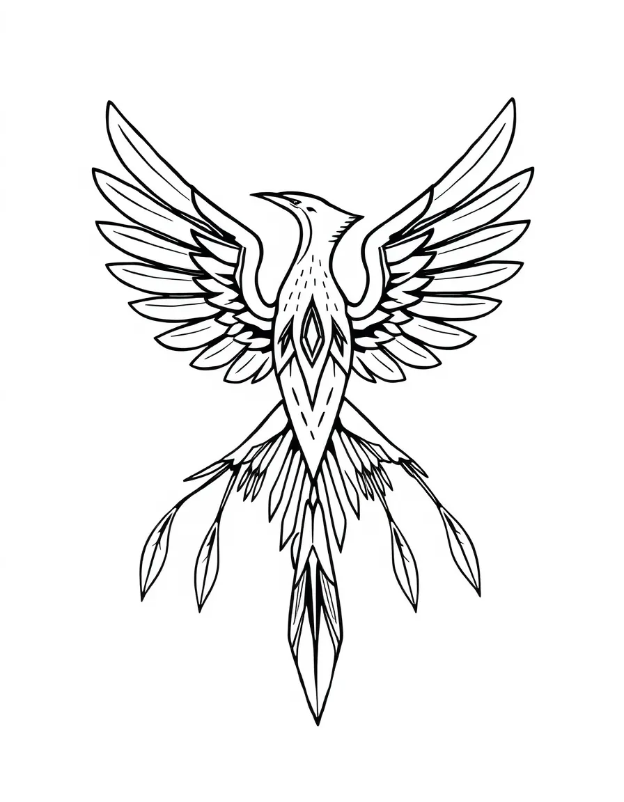 (Arizona) A thunderbird symbol from Native culture