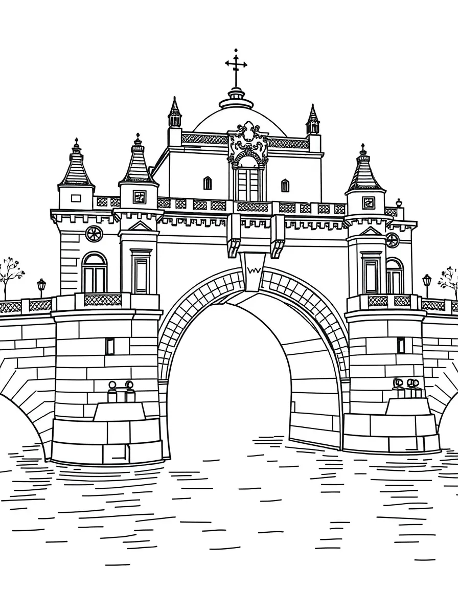 (France) Pont Neuf bridge with its distinctive arches