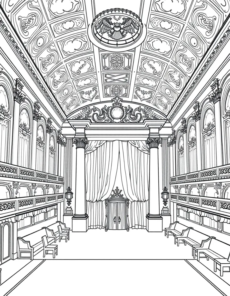 (France) Versailles Royal Opera House interior