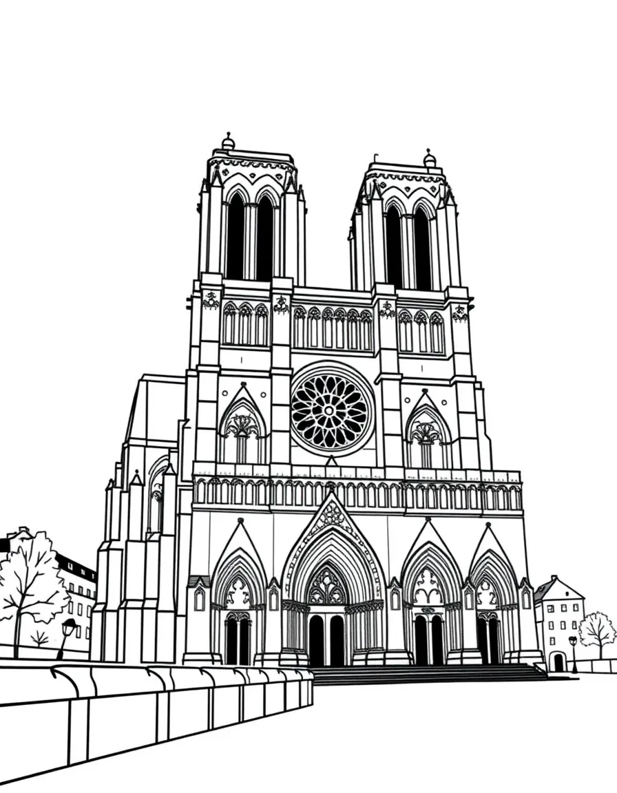 (France) Notre-Dame baptistry and font
