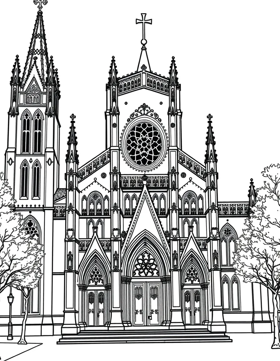 (France) Église Saint-Eustache Gothic church facade