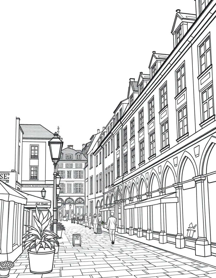 (France) Place des Vosges arcaded square