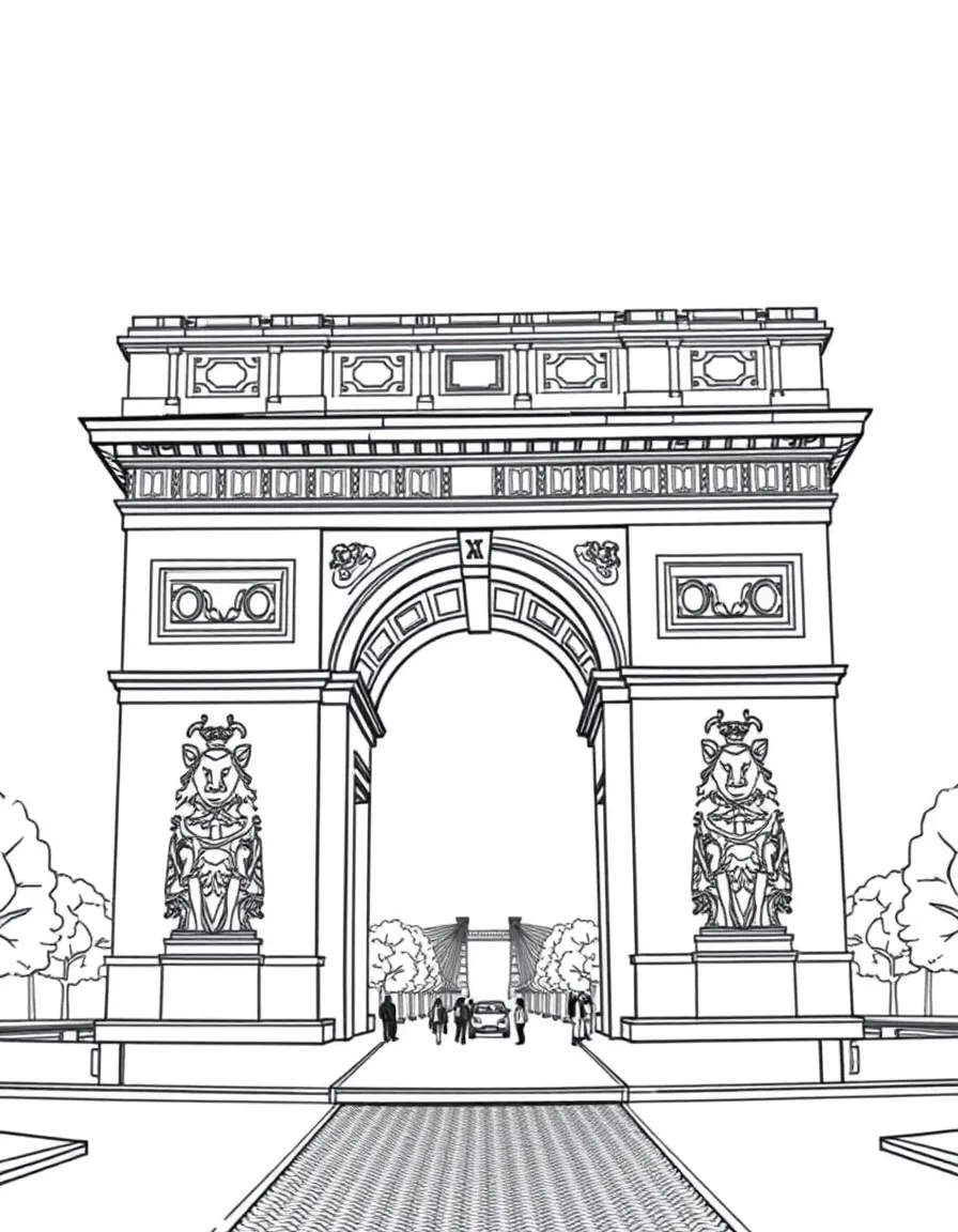 (France) Arc de Triomphe panoramic viewing platform