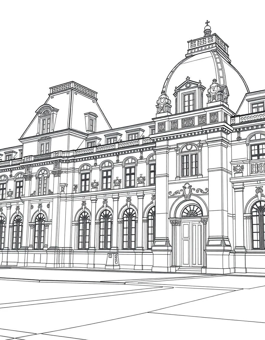 (France) Louvre Sully wing Renaissance architecture