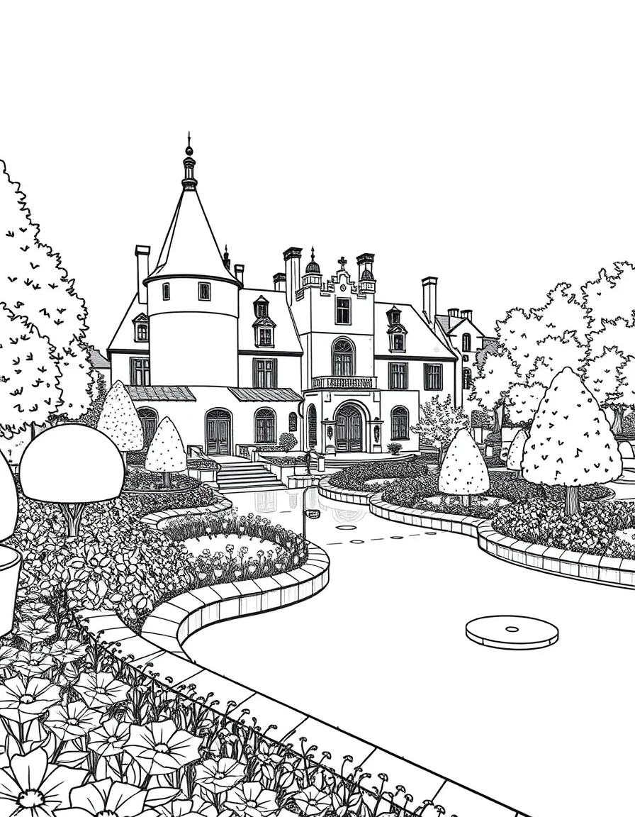 (France) Château de Courances water gardens