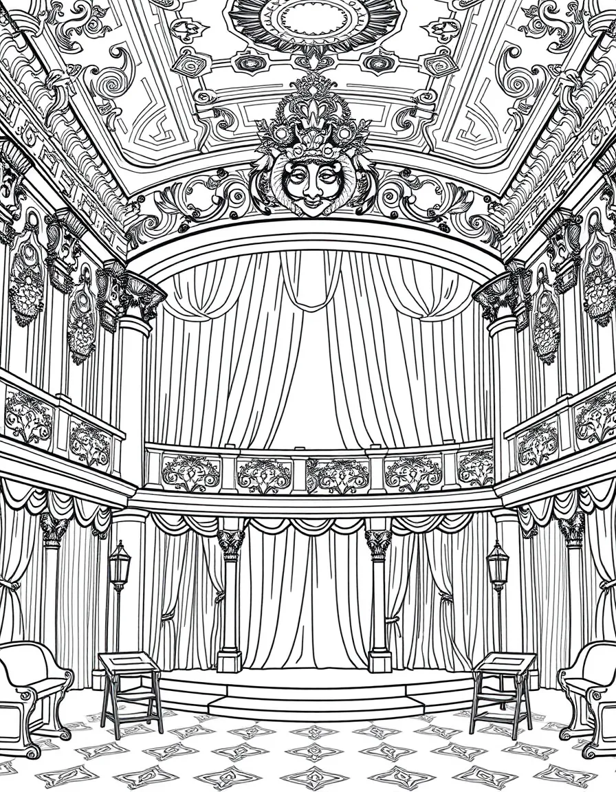 (France) Versailles Queen's private theater