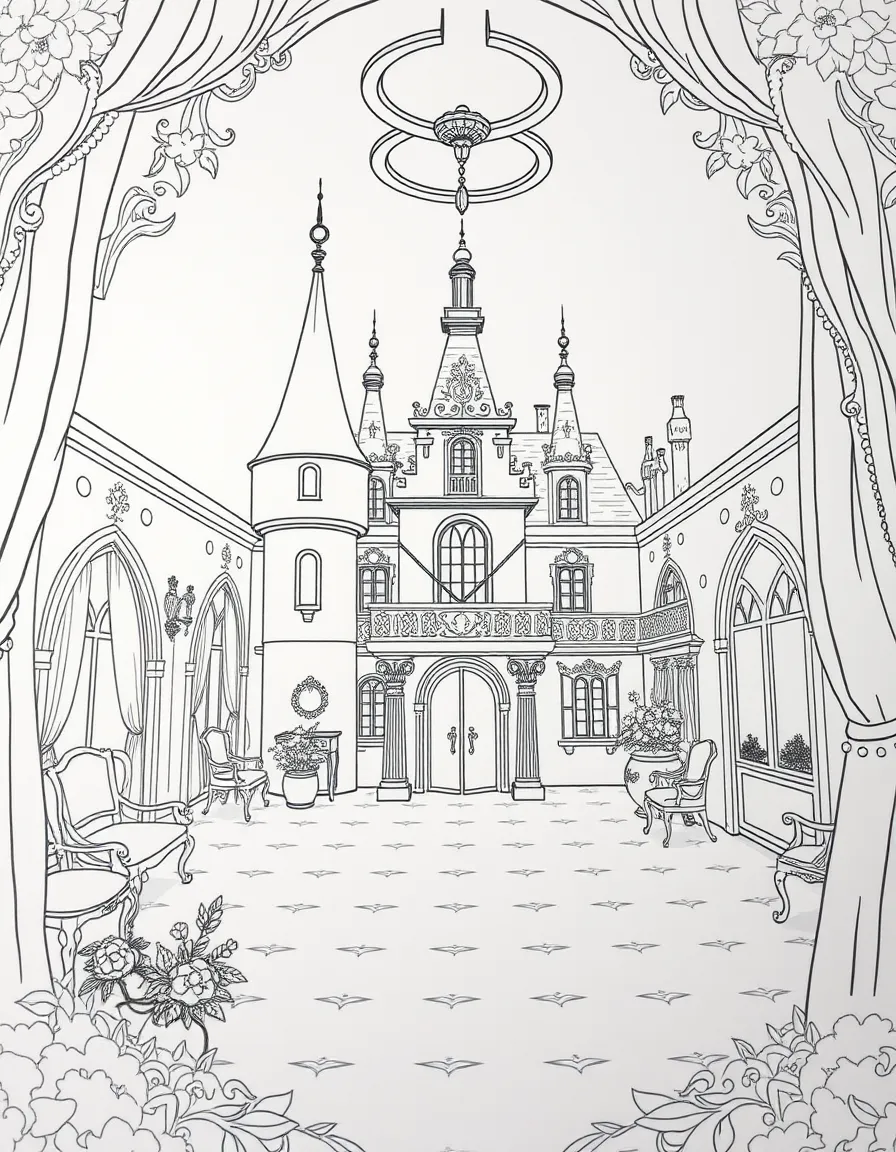 (France) Château de Breteuil fairy tale interiors