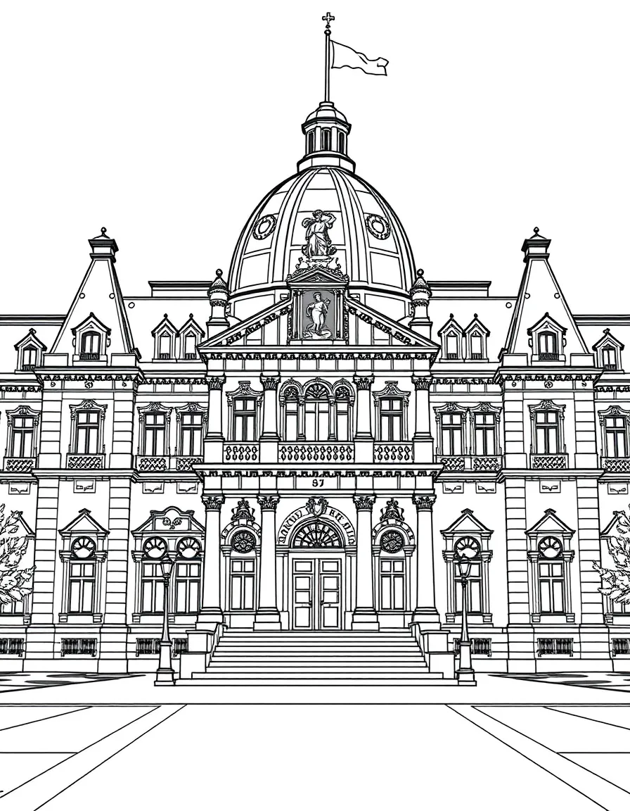 (France) Palais Bourbon National Assembly building