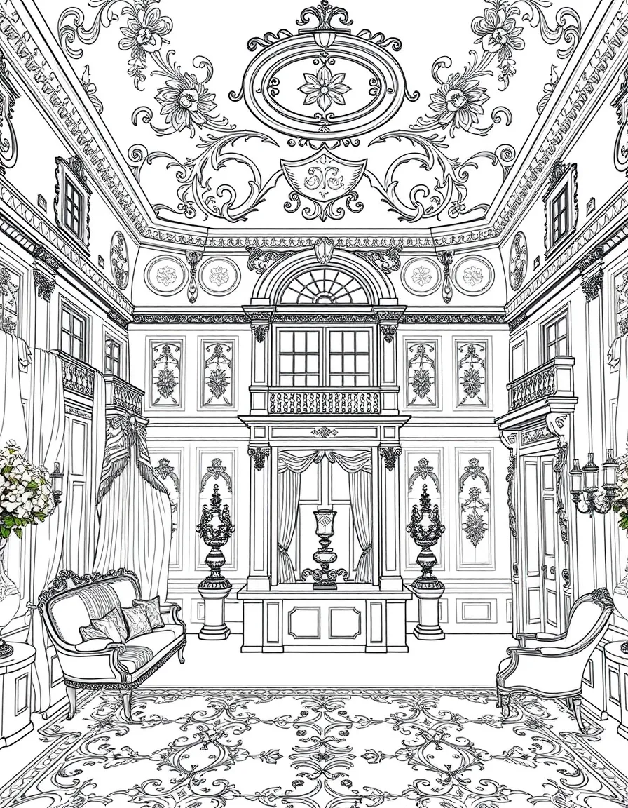 (France) Versailles Madame de Pompadour's apartments
