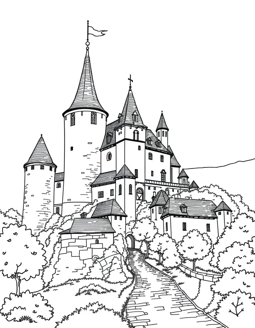 (France) Château de Montrésor medieval village