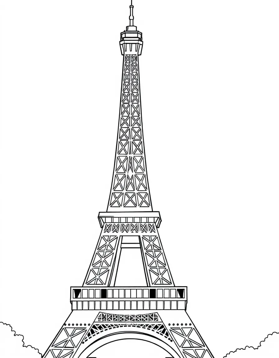 (France) Eiffel Tower first level observatory deck