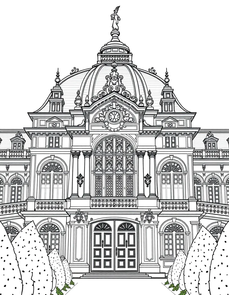 (France) Versailles Swedish Pavilion exotic architecture