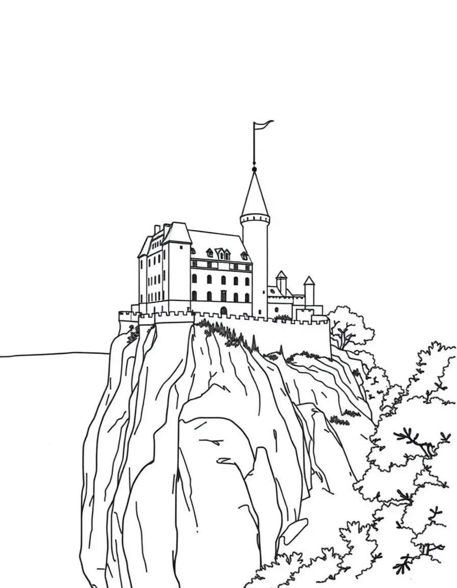 (France) Château de Beynac cliff-top fortress
