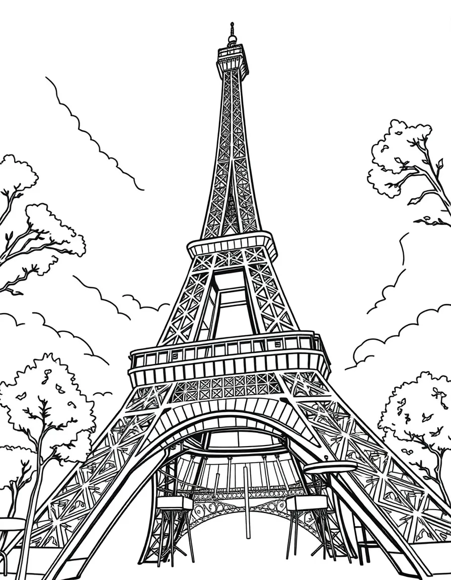 (France) Eiffel Tower second level restaurant dining