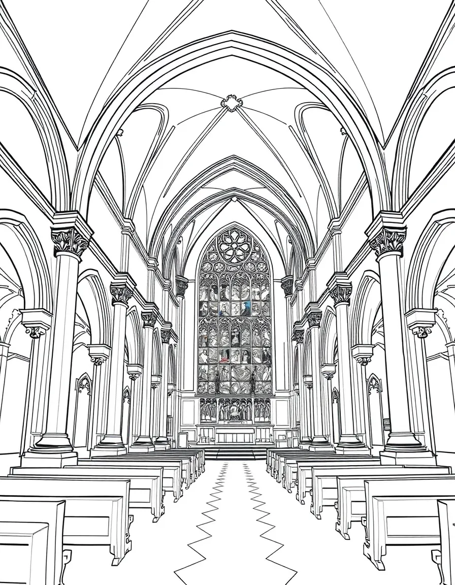 (France) Église Saint-Louis-en-l'Île classical interior