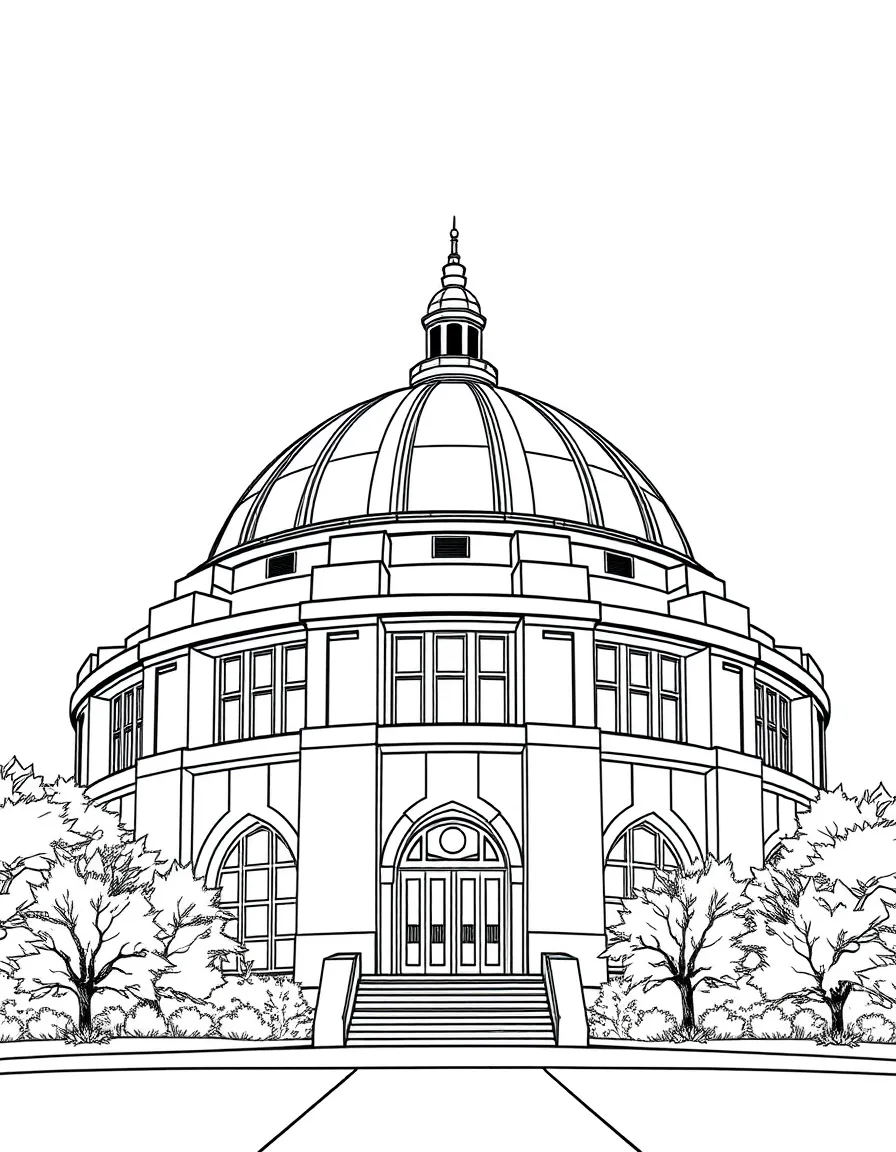 (Massachusetts) MIT's distinctive dome building