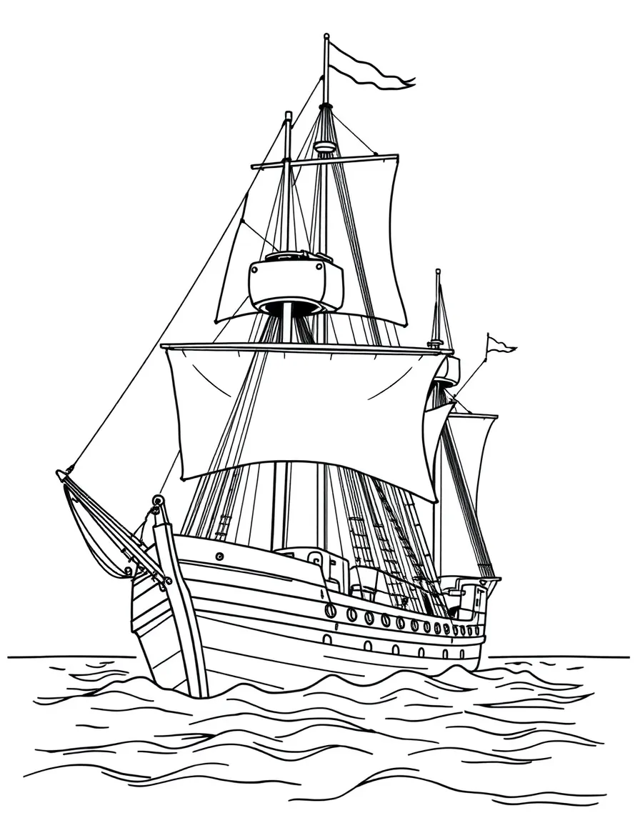 (Massachusetts) The USS Constitution "Old Ironsides" sailing ship