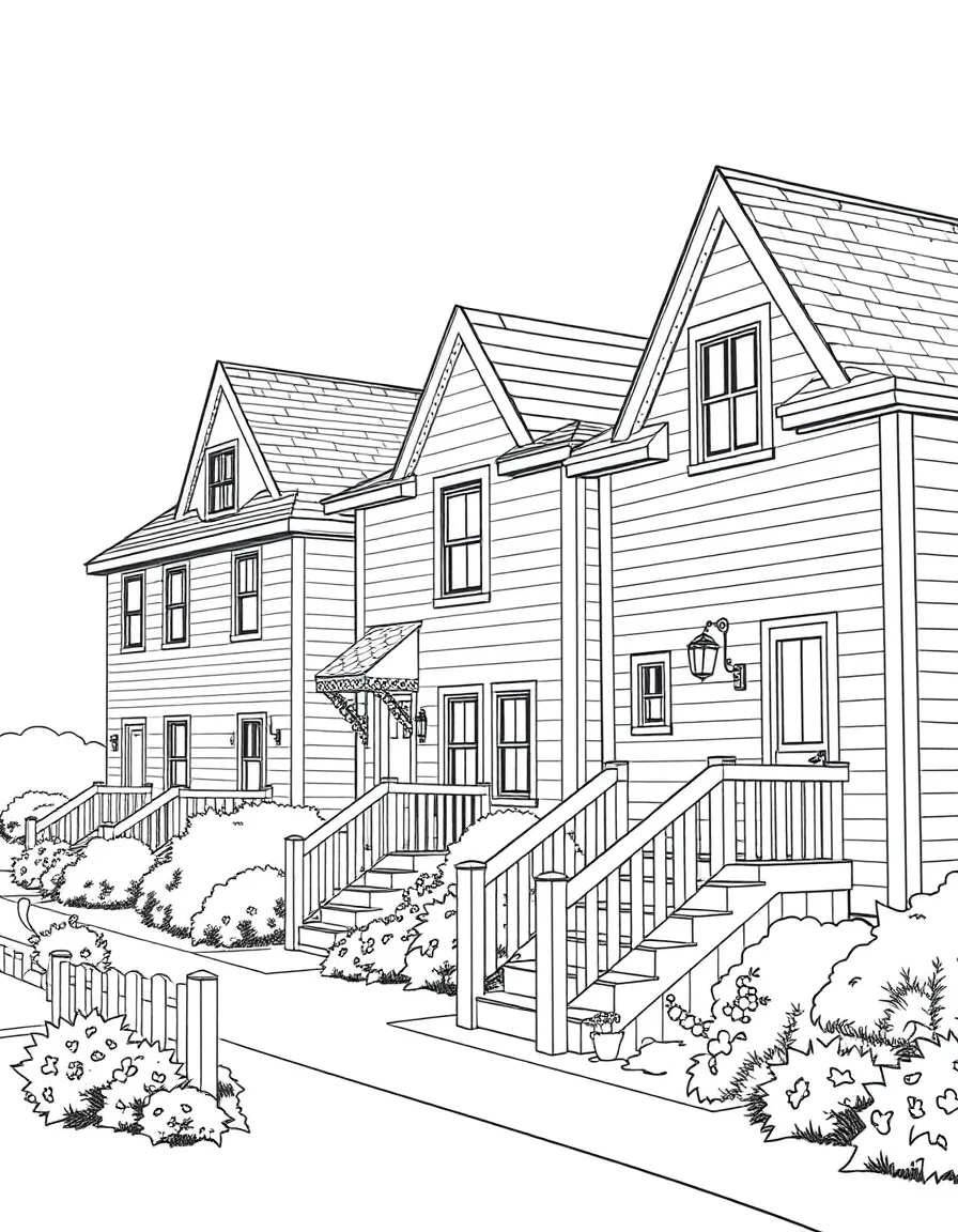(Massachusetts) Nantucket houses with widow's walks