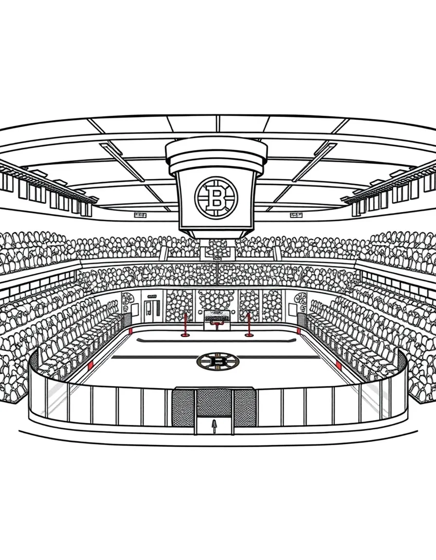 (Massachusetts) Hockey rink for the Boston Bruins