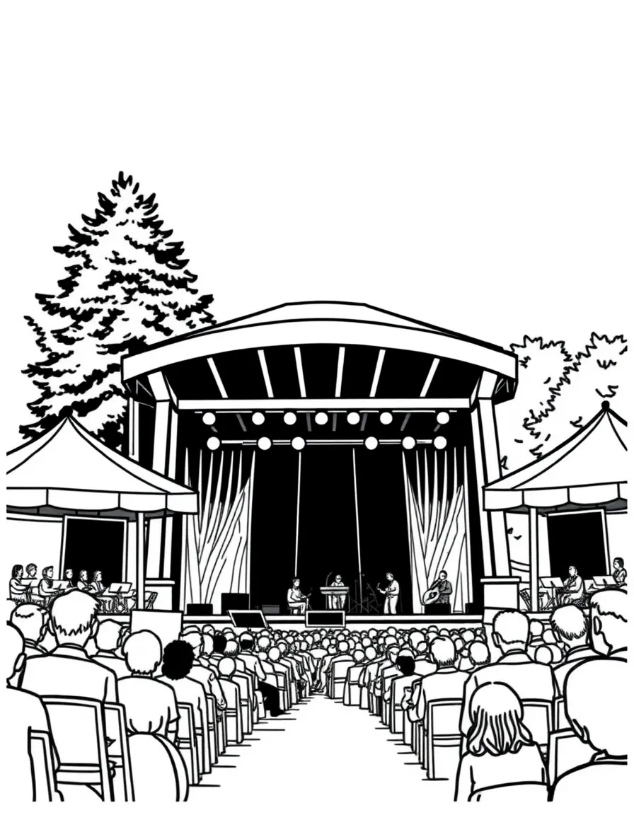 (Massachusetts) Tanglewood Music Center outdoor concert