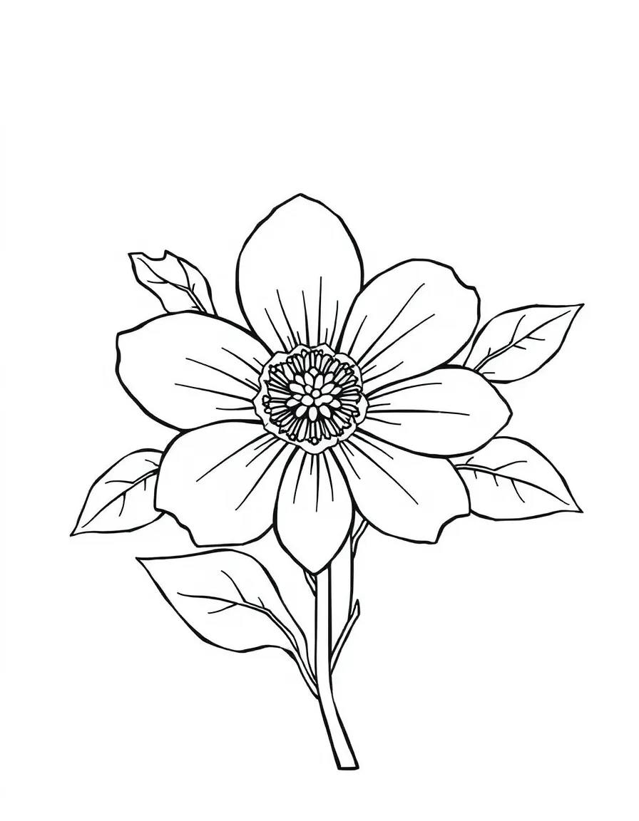 (Massachusetts) Mayflower flower, the state flower