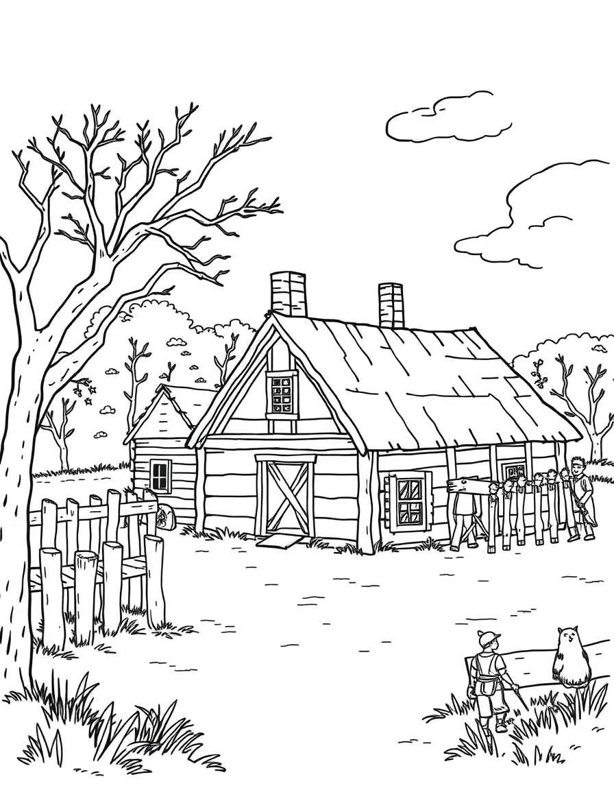 (Massachusetts) Plimoth Plantation historical recreation