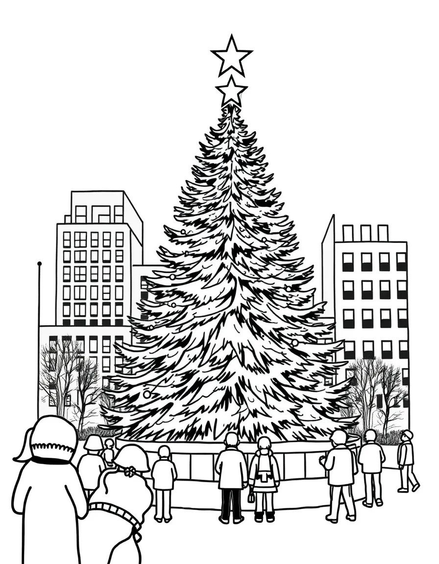 (Massachusetts) Christmas tree lighting in Boston