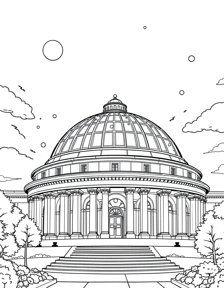 (Massachusetts) Science Museum with planetarium dome
