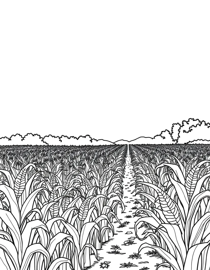 (Massachusetts) Corn maze in autumn