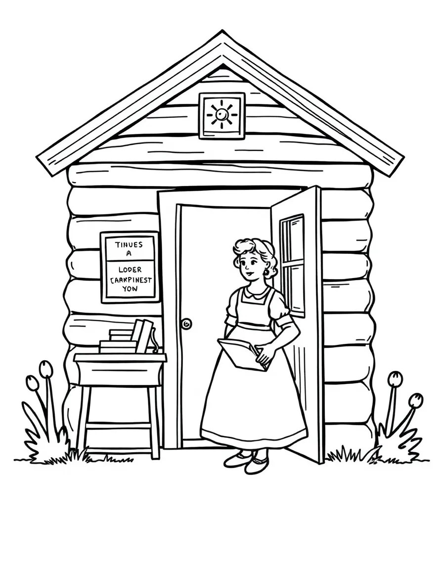 (Massachusetts) Teacher in a one-room schoolhouse