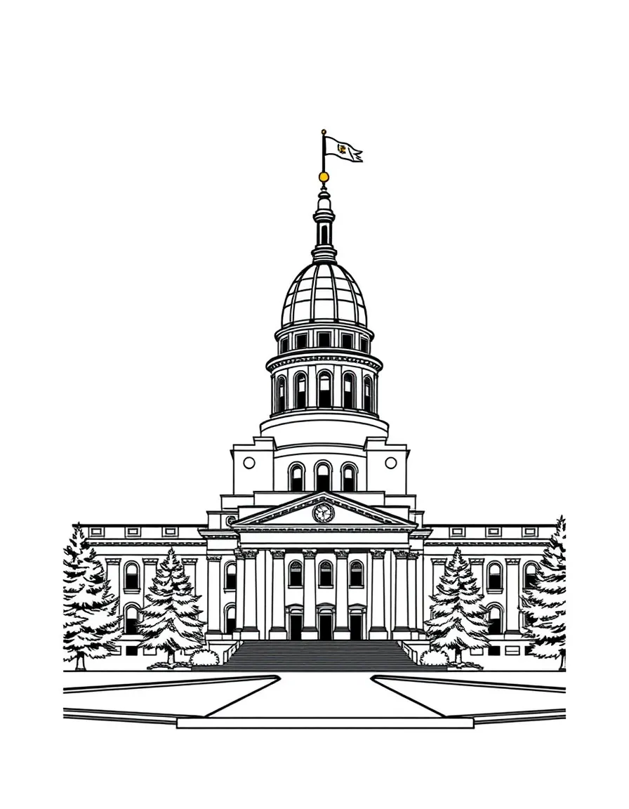 (Idaho) The Idaho State Capitol building in Boise