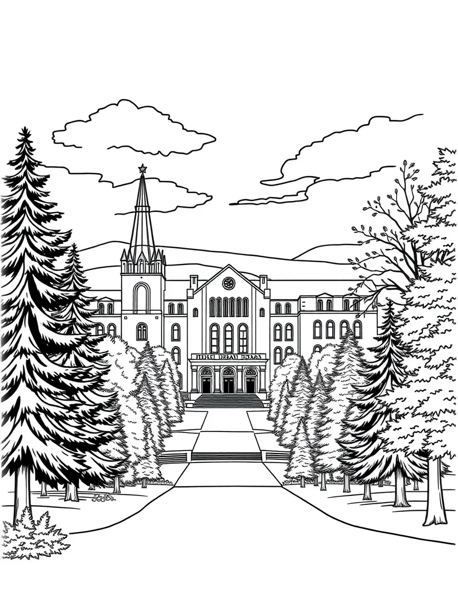 (Idaho) The University of Idaho campus in Moscow
