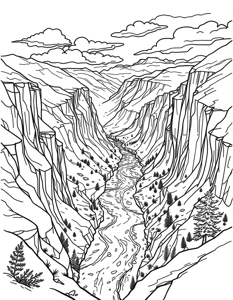 (Idaho) The Snake River winding through cliffs