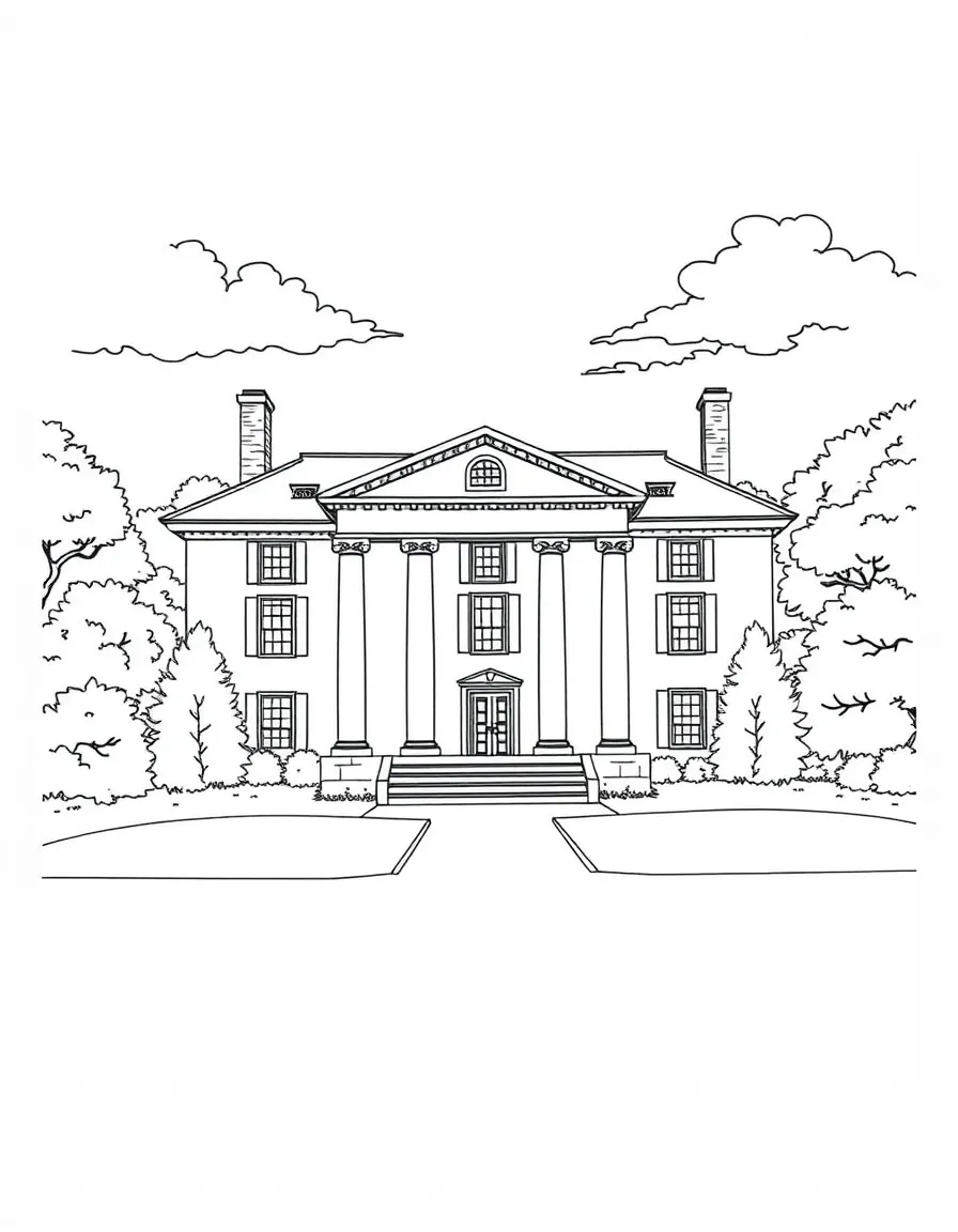 (Virginia) Mount Vernon, George Washington's historic plantation home