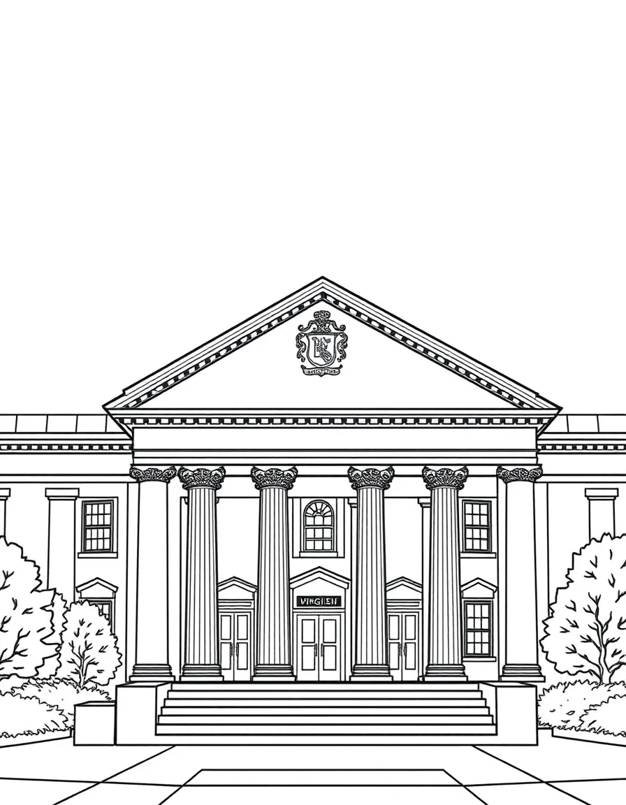 (Virginia) The Virginia Museum of Fine Arts with classical architecture