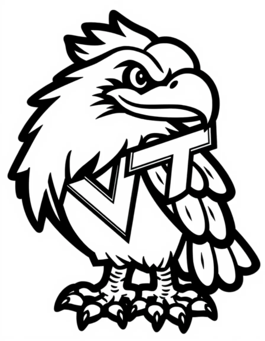 (Virginia) Virginia Tech's Hokie Bird mascot