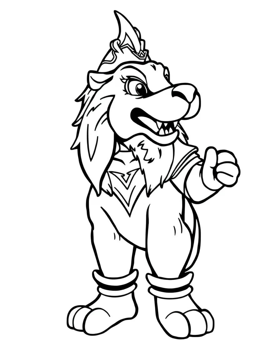 (Virginia) University of Virginia's Cavalier mascot