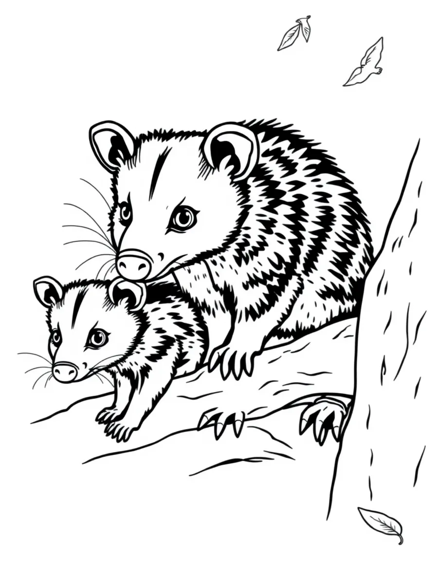 (Virginia) Virginia opossums, the state's official mammal