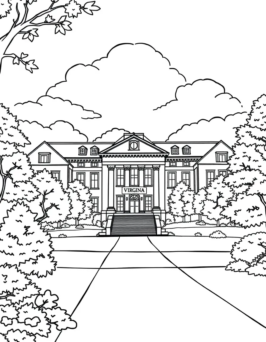 (Virginia) The Virginia State University campus