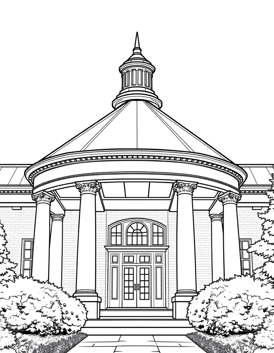 (Virginia) Washington and Lee University colonnade