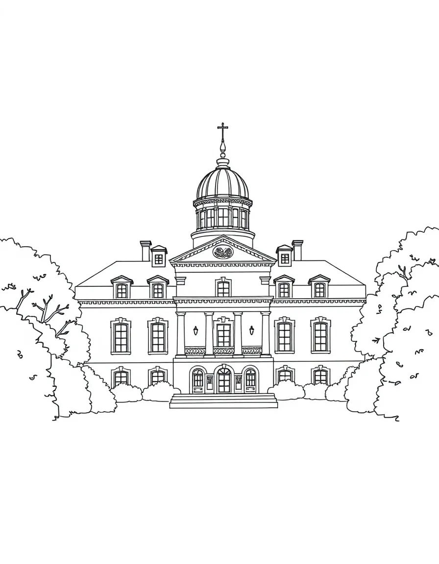 (Virginia) The Virginia Governor's Mansion in Richmond