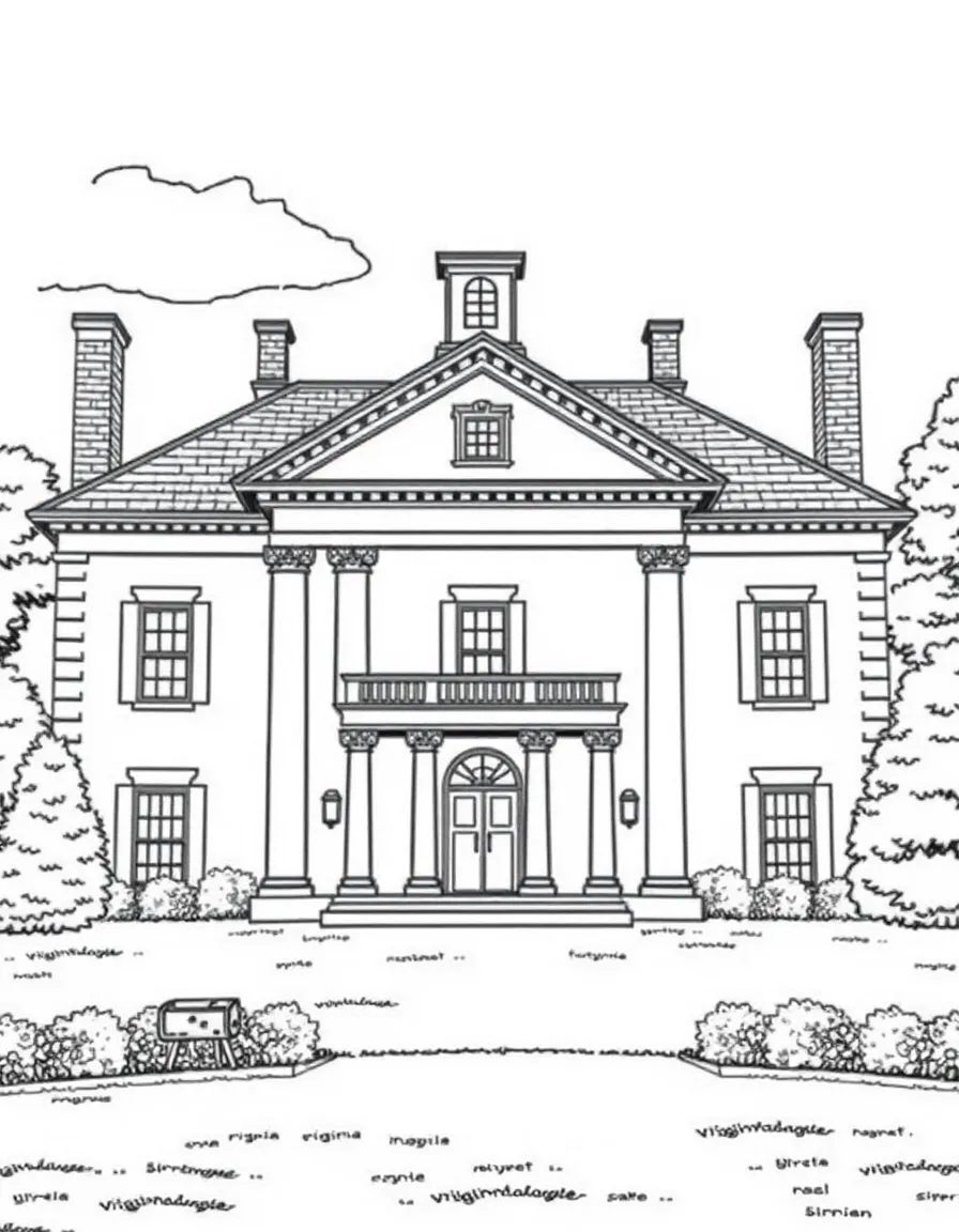(Virginia) Stratford Hall, birthplace of Robert E. (Virginia) Lee