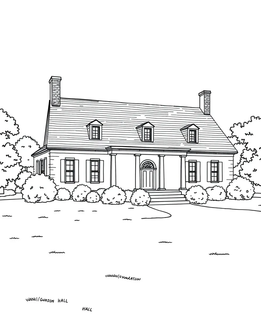 (Virginia) Gunston Hall, George Mason's plantation