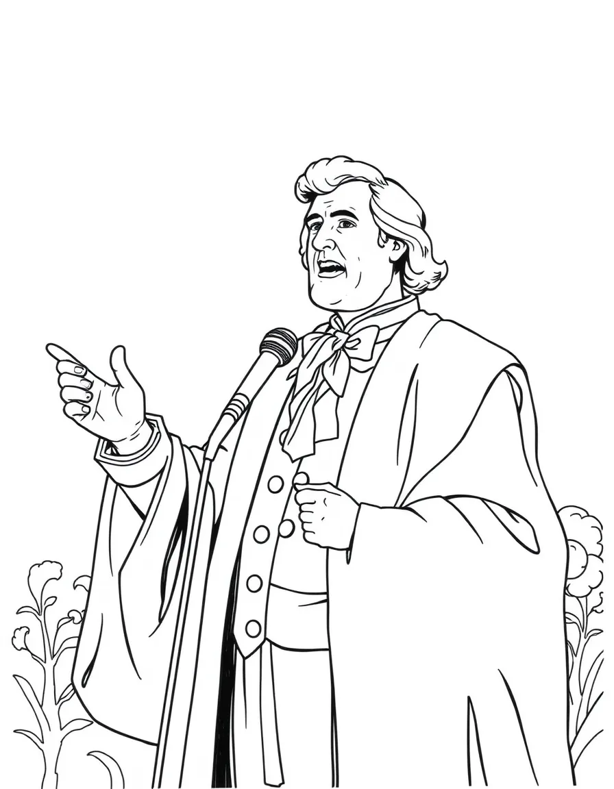 (Virginia) Patrick Henry giving his famous speech