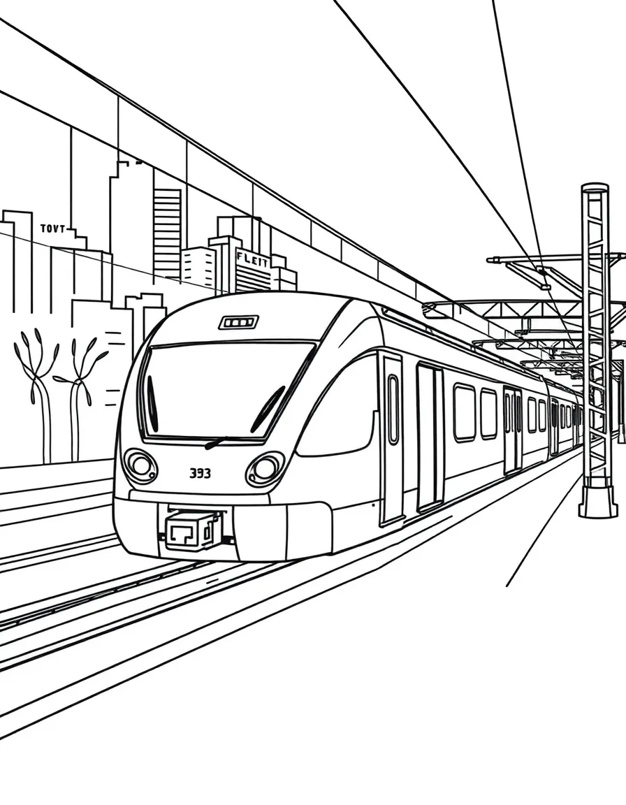 (Illinois) A high-speed train in Chicago
