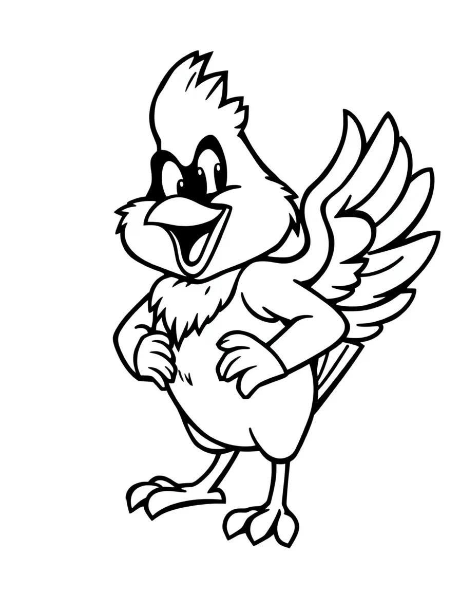 (Iowa) The Iowa State University mascot Cy the Cardinal