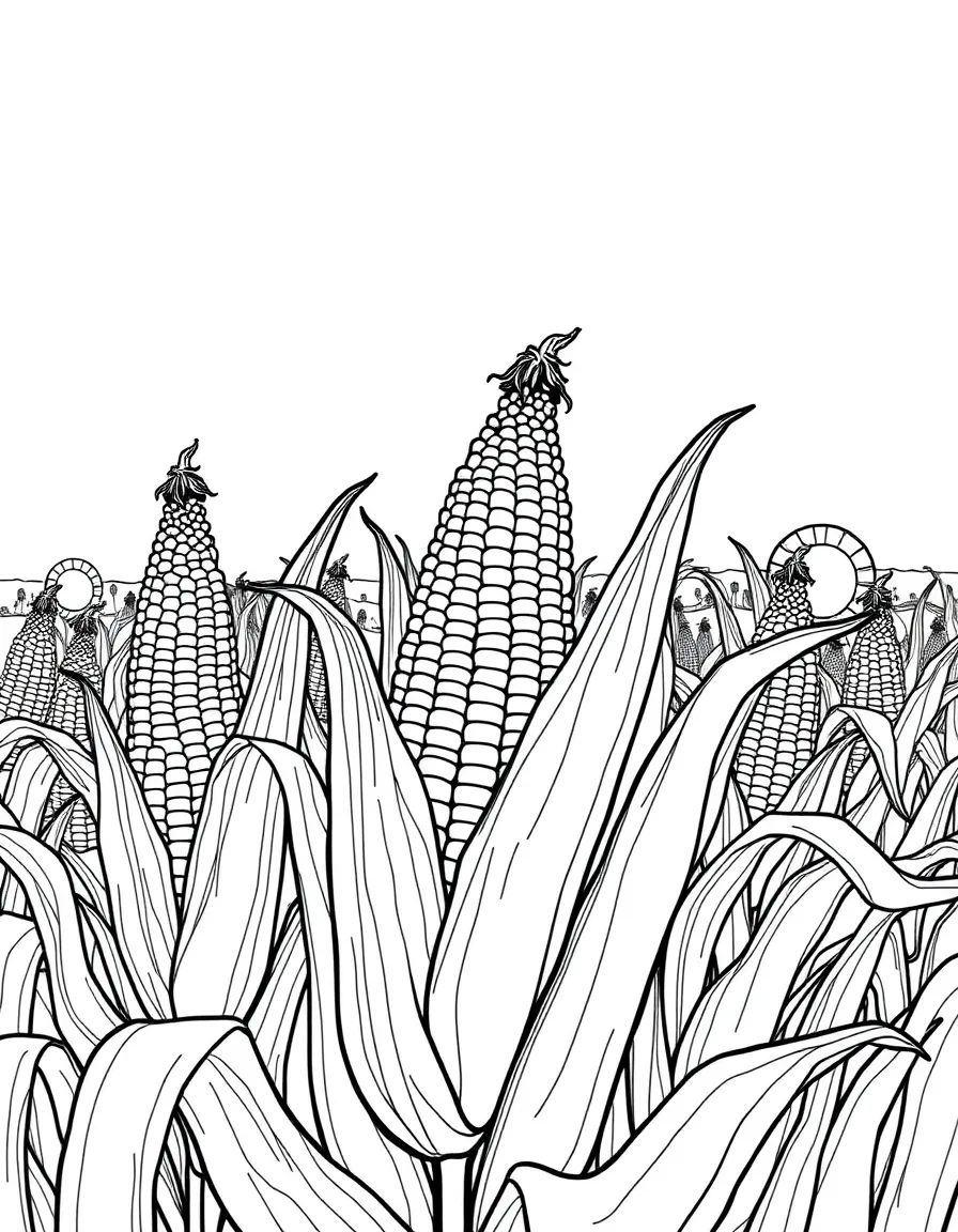 (Iowa) A field of Iowa's famous sweet corn ready to pick