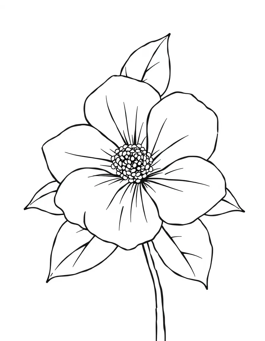 (Alabama) Camellia flower, the state flower of Alabama